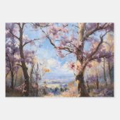 Kirschblüten-Himmel-Geschenkpapier Geschenkpapier Set (Vorderseite)