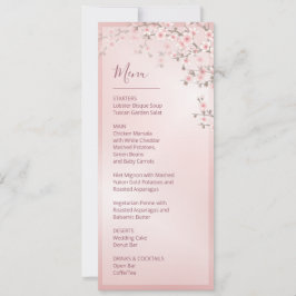 Kirschblüten-Hochzeit Rosa Weiß Einladung