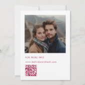 Kirschblüten-Hochzeit Save The Date (Rückseite)