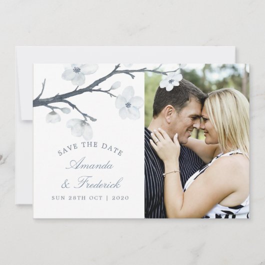 Kirschblüten-Hochzeit - Termin vormerken Save The Date (Vorderseite)
