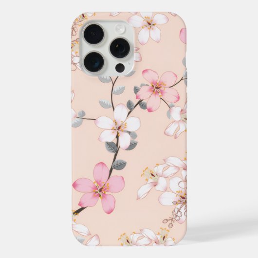 Kirschblüten-Hülle iPhone Hülle (Rückseite)
