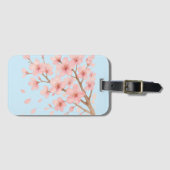 Kirschblüten-Illustration Gepäckanhänger (Vorderseite (Horizontal))