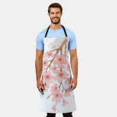 Kirschblüten-Illustration Schürze (Getragen)