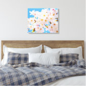 Kirschblüten im Frühling Leinwanddruck (Insitu (Schlafzimmer))