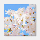 Kirschblüten im Frühling Magnet (Vorne)