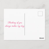 Kirschblüten im Frühling Postkarte (Rückseite)