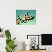 Kirschblüten im Himmel-Poster Poster (Heimbüro)