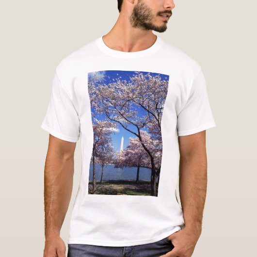 Kirschblüten im T - Shirt Washington DC-Männer (Vorderseite)