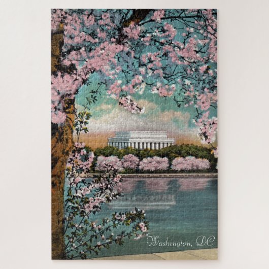Kirschblüten in DC großes Puzzle (Vertikal)