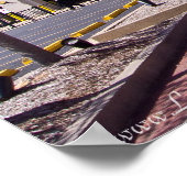 Kirschblüten in heißen Quellen Arkansas Poster (Ecke)