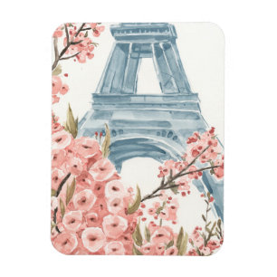 Kirschblüten in Paris Magnet