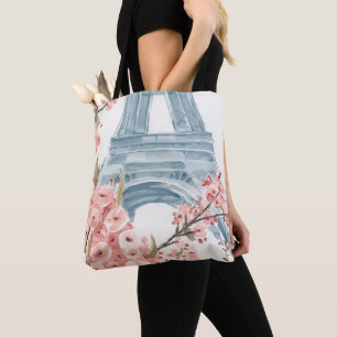 Kirschblüten in Paris Tasche