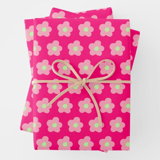 Kirschblüten in Rosa Geschenkpapier Set (Beispiel)