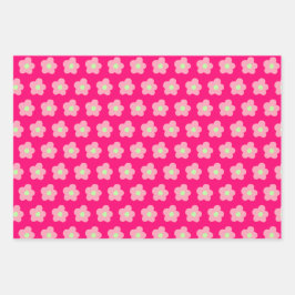 Kirschblüten in Rosa Geschenkpapier Set