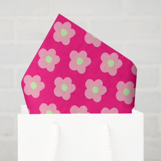 Kirschblüten in Rosa Seidenpapier (Geschenk Tasche)