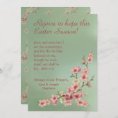 Kirschblüten in Rosa und Grußkarte Einladung (Vorne/Hinten)