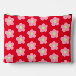 Kirschblüten in Rot Zubehörtasche