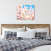 Kirschblüten in voller Blüte Leinwanddruck (Insitu (Schlafzimmer))