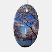 Kirschblüten in Washington DC Keramik Ornament (Rechts)