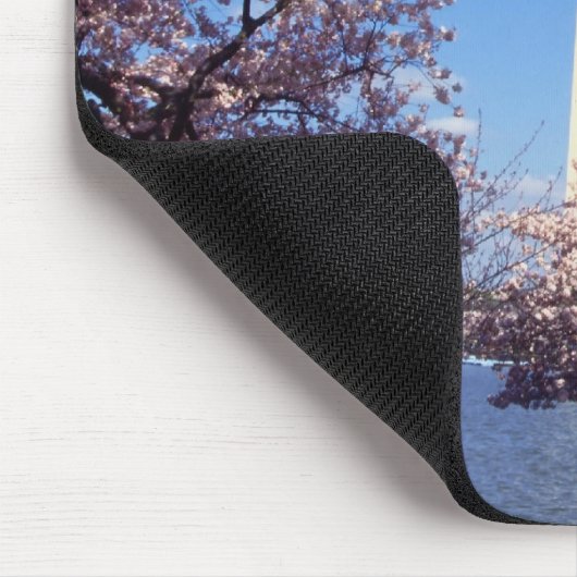 Kirschblüten in Washington DC mousepad (Ecke)