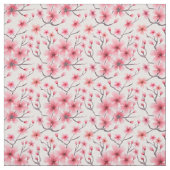 Kirschblüten in Weiß Stoff (Muster)