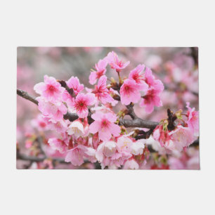 Kirschblüten-Japanische Blumen rosa Baum Blumen Fußmatte