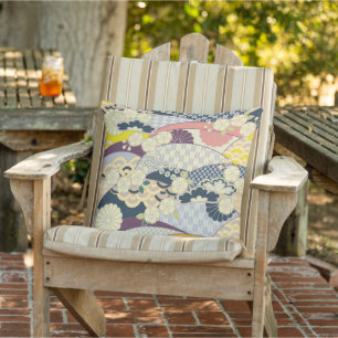 Kirschblüten Japanische Blumen Rot Weiß Patio Kissen