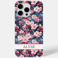 Kirschblüten Japanische Sakura Monogramm