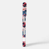 Kirschblüten Japanische Sakura Monogramm Case-Mate iPhone Hülle (Rückseite / Rechts)