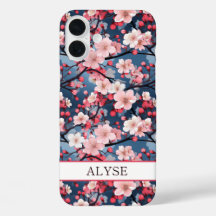 Kirschblüten Japanische Sakura Monogramm