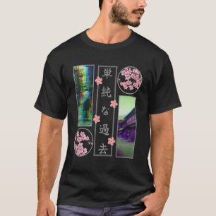 Kirschblüten-Japanischer Streetwear Männer Frauen T-Shirt