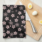 Kirschblüten, japanisches Design Geschirrtuch (Viertel Falte)