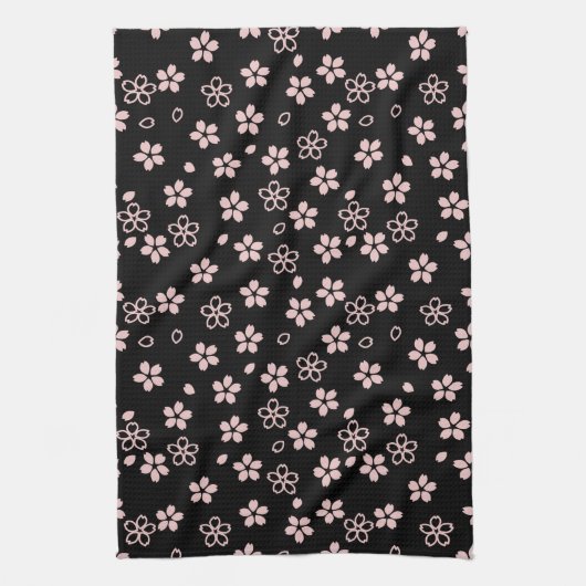 Kirschblüten, japanisches Design Geschirrtuch (Vertikal)