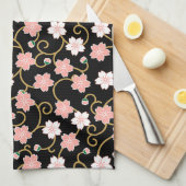 Kirschblüten, japanisches Design Geschirrtuch (Viertel Falte)