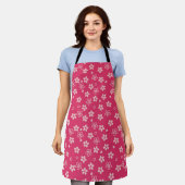 Kirschblüten, japanisches Design Schürze (Getragen)