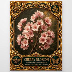 Kirschblüten, Juwelen-Erbstück-Kunst Postkarte