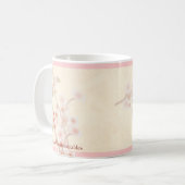 Kirschblüten-Kaffee Kaffeetasse (Vorderseite Links)