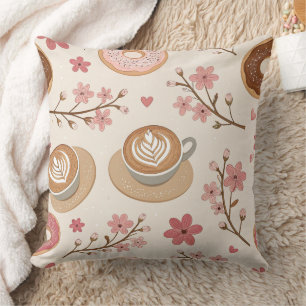 Kirschblüten-Kaffeebecher-Cover-Muster (3) Kissen
