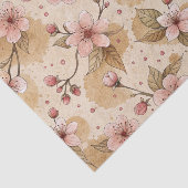 Kirschblüten-Kaffeebecher-Cozy-Muster (10) Seidenpapier (Ausschnitt)