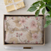 Kirschblüten-Kaffeebecher-Cozy-Muster (10) Seidenpapier (Geschenk)