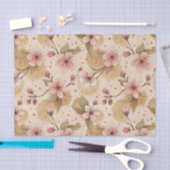 Kirschblüten-Kaffeebecher-Cozy-Muster (10) Seidenpapier (Handwerk)