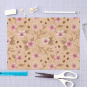 Kirschblüten-Kaffeebecher-Cozy-Muster (5) Seidenpapier (Handwerk)