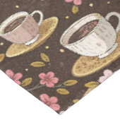 Kirschblüten-Kaffeebecher-Cozy-Muster (8) Tischdecke (Schrägansicht)
