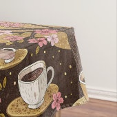 Kirschblüten-Kaffeebecher-Cozy-Muster (8) Tischdecke (Beispiel)