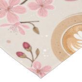 Kirschblüten-Kaffeebecher-Schutzhülle Muster (7) Tischdecke (Schrägansicht)