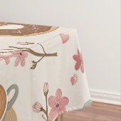Kirschblüten-Kaffeekissen-Muster (3) Tischdecke (Beispiel)