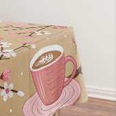 Kirschblüten-Kaffeekissen-Muster (4) Tischdecke (Beispiel)