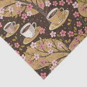 Kirschblüten-Kaffeekissen-Muster (8) Seidenpapier (Ausschnitt)