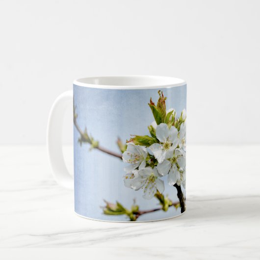 Kirschblüten Kaffeetasse (Vorderseite Links)
