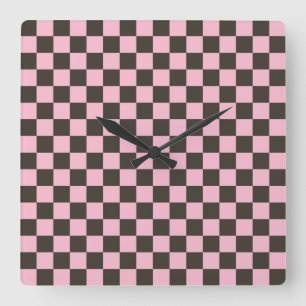 Kirschblüten-Karuomuster Quadratische Wanduhr